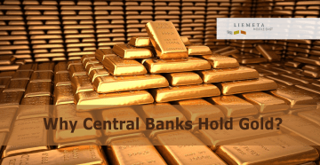 Central banks buy gold
